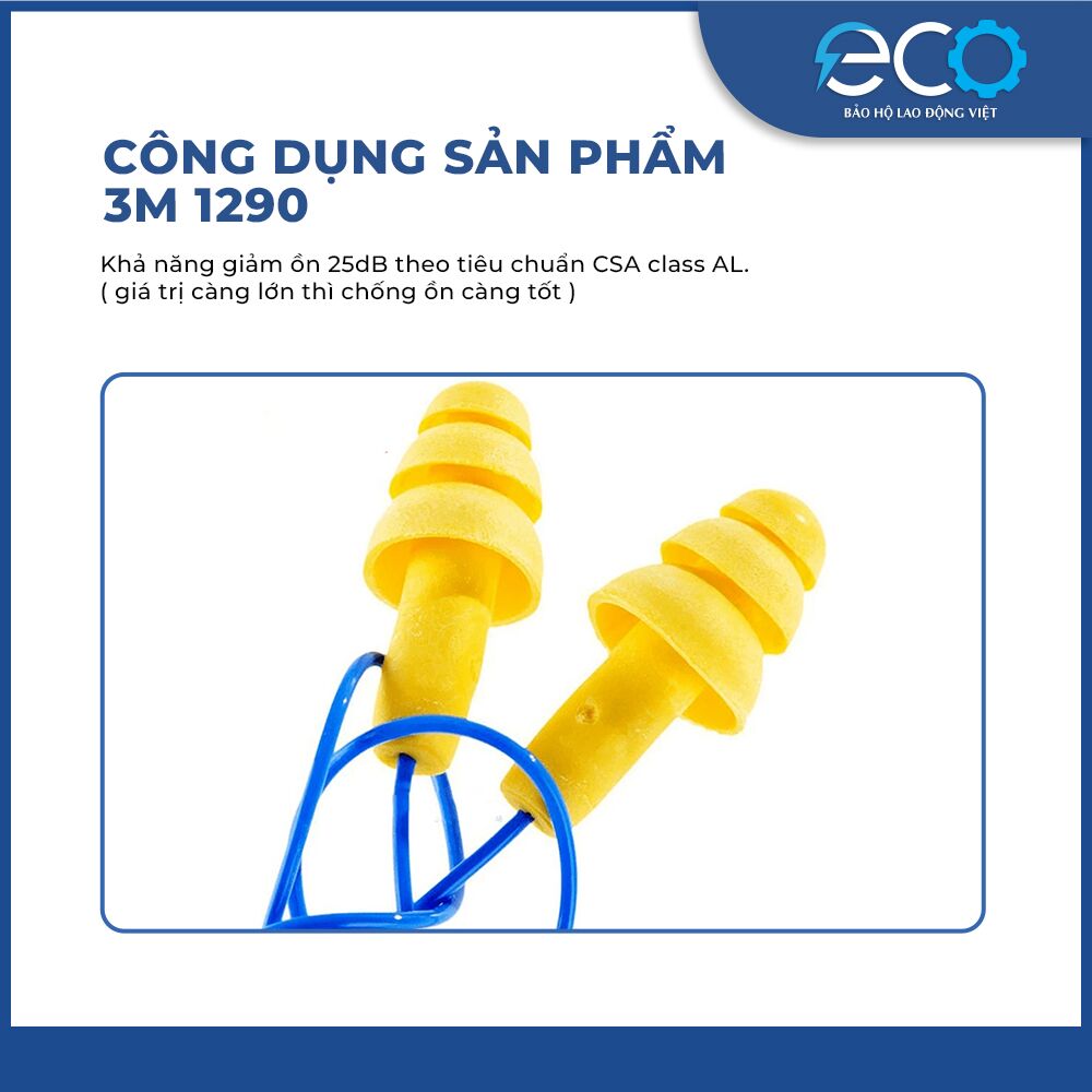Nút Bịt Tai Chống Ồn 3M 340-4004 3 Tầng Chống Chạm Nút Bịt Tai Chống Ồn 3M 340-4004 3 Tầng Chống Chạm