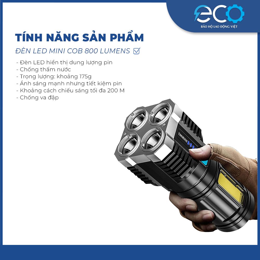 Đèn pin siêu sáng 4 bóng Toma F905 – Pin cực khủng Đèn pin siêu sáng 4 bóng Toma F905 – Pin cực khủng