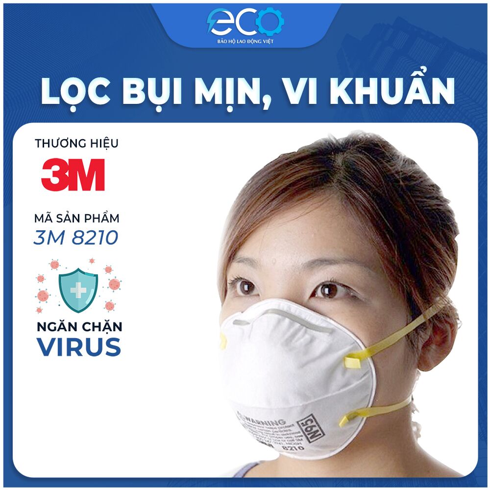 Khẩu trang 3M 8210 N95 Khẩu trang 3M 8210 N95