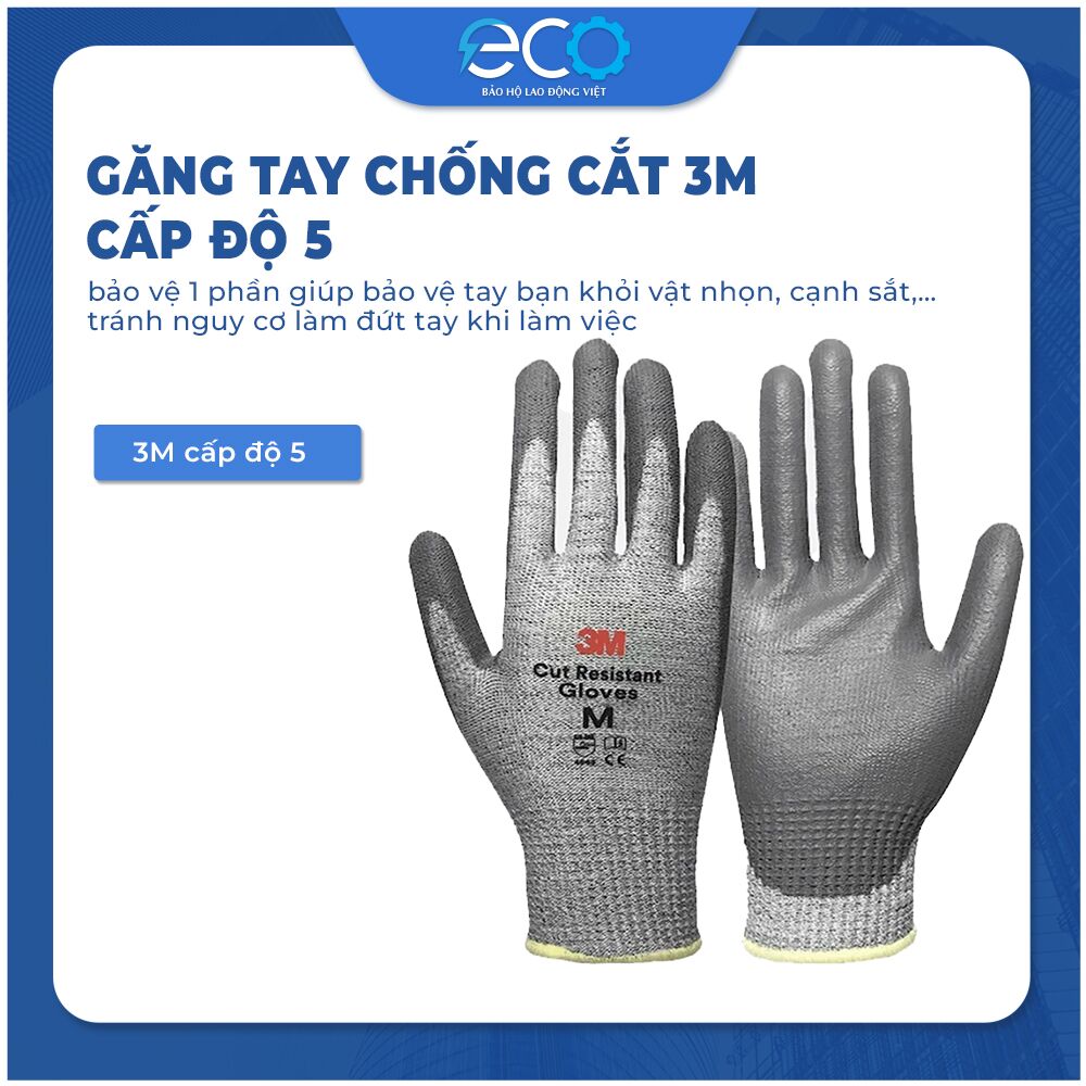 Găng tay chống cắt 3M cấp độ 5 chính hãng Găng tay chống cắt 3M cấp độ 5 chính hãng