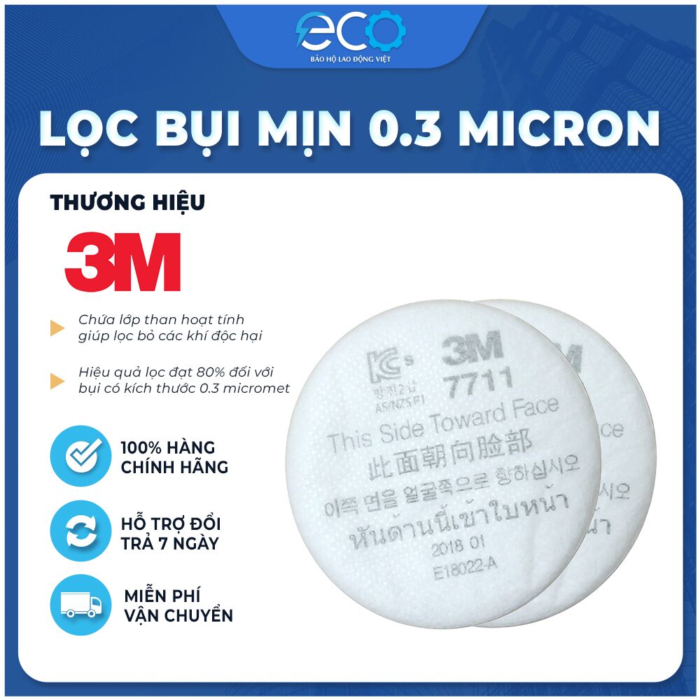 Tấm Lọc Bụi 3M 7711 Tấm Lọc Bụi 3M 7711