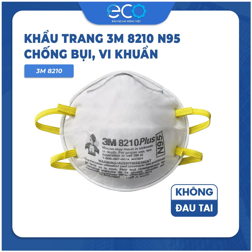 Khẩu trang 3M 8210 N95 Khẩu trang 3M 8210 N95