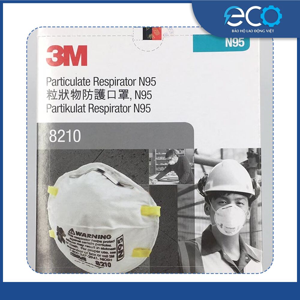 Khẩu trang 3M 8210 N95 Khẩu trang 3M 8210 N95
