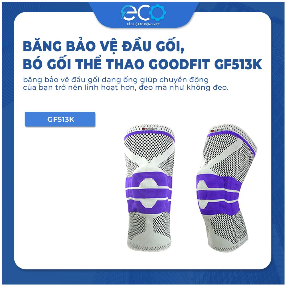 Băng bảo vệ đầu gối, bó gối thể thao silicon GoodFit GF513K chính hãng giá tốt Băng bảo vệ đầu gối, bó gối thể thao silicon GoodFit GF513K chính hãng giá tốt