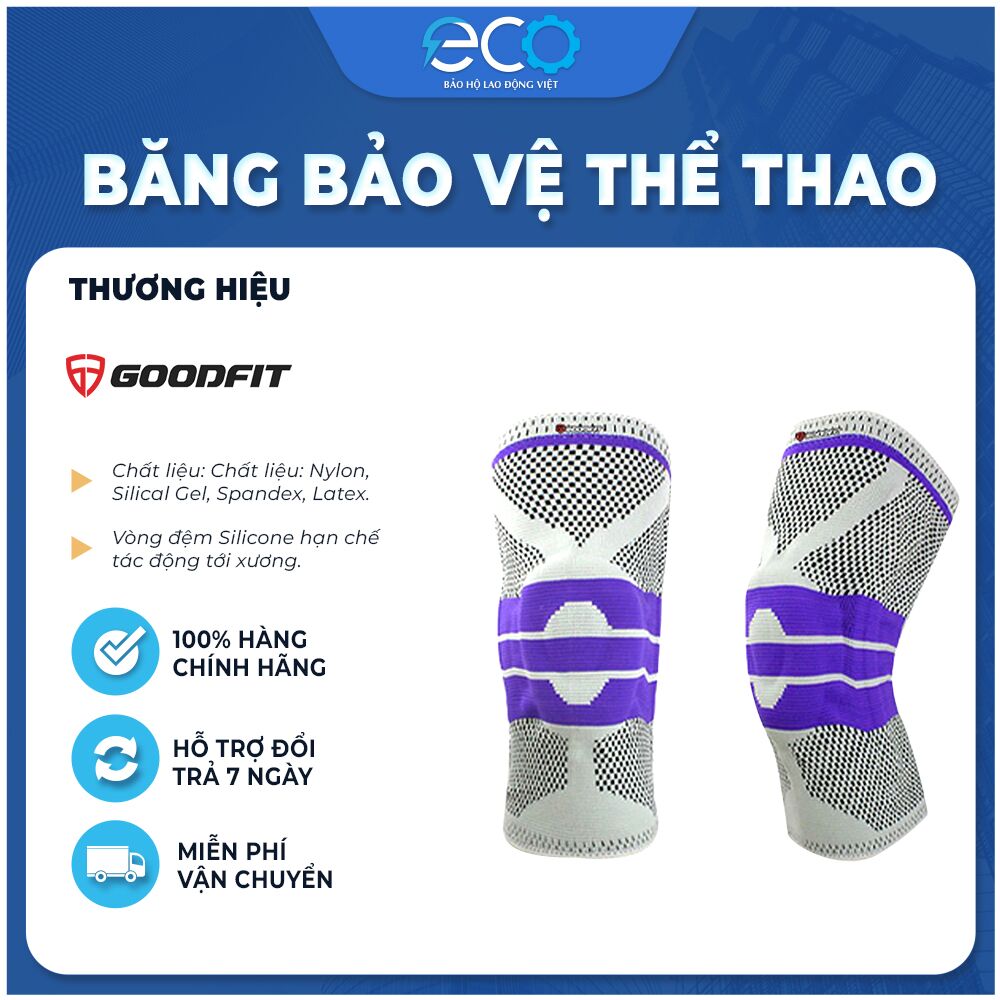 Băng bảo vệ đầu gối, bó gối thể thao silicon GoodFit GF513K chính hãng giá tốt Băng bảo vệ đầu gối, bó gối thể thao silicon GoodFit GF513K chính hãng giá tốt