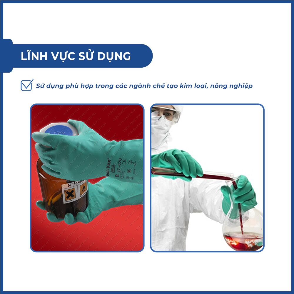 Găng Tay Chống Hóa Chất Ansell 37-676 chính hãng Găng Tay Chống Hóa Chất Ansell 37-676 chính hãng