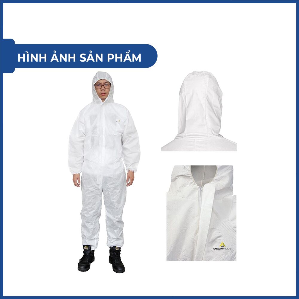 Quần áo chống hóa chất Deltaplus DT117 chính hãng Quần áo chống hóa chất Deltaplus DT117 chính hãng