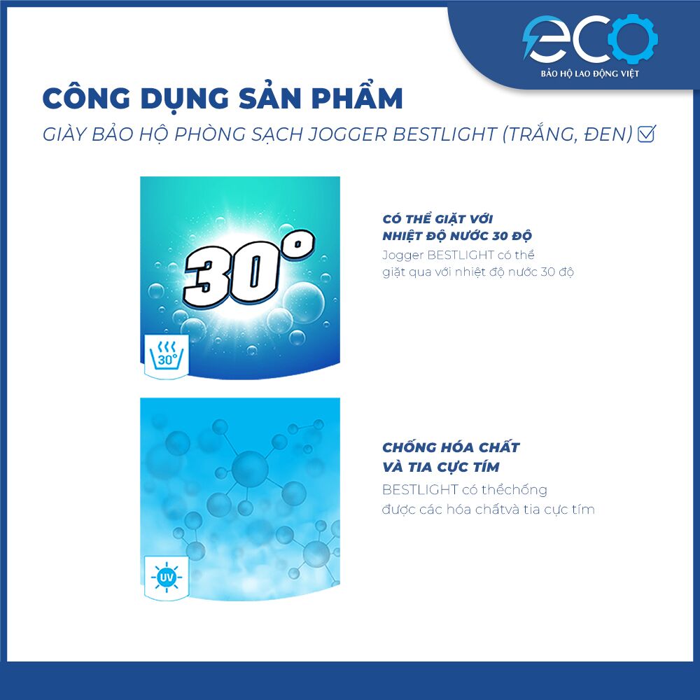 Giày bảo hộ phòng sạch Jogger Bestlight (Trắng) chuyên dùng trong môi trường phòng sạch, nhà bếp, bệnh viện Giày bảo hộ phòng sạch Jogger Bestlight (Trắng) chuyên dùng trong môi trường phòng sạch, nhà bếp, bệnh viện