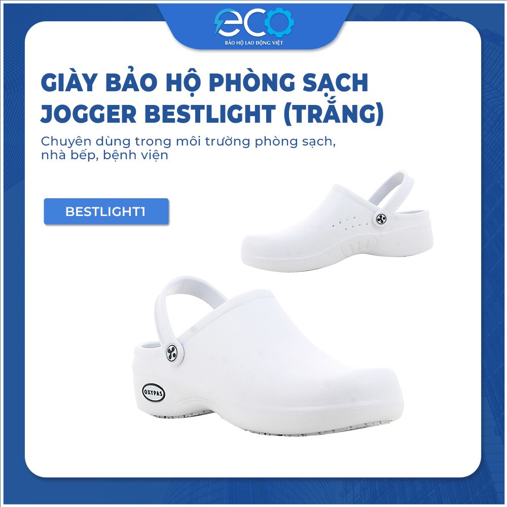Giày bảo hộ phòng sạch Jogger Bestlight (Trắng) chuyên dùng trong môi trường phòng sạch, nhà bếp, bệnh viện Giày bảo hộ phòng sạch Jogger Bestlight (Trắng) chuyên dùng trong môi trường phòng sạch, nhà bếp, bệnh viện