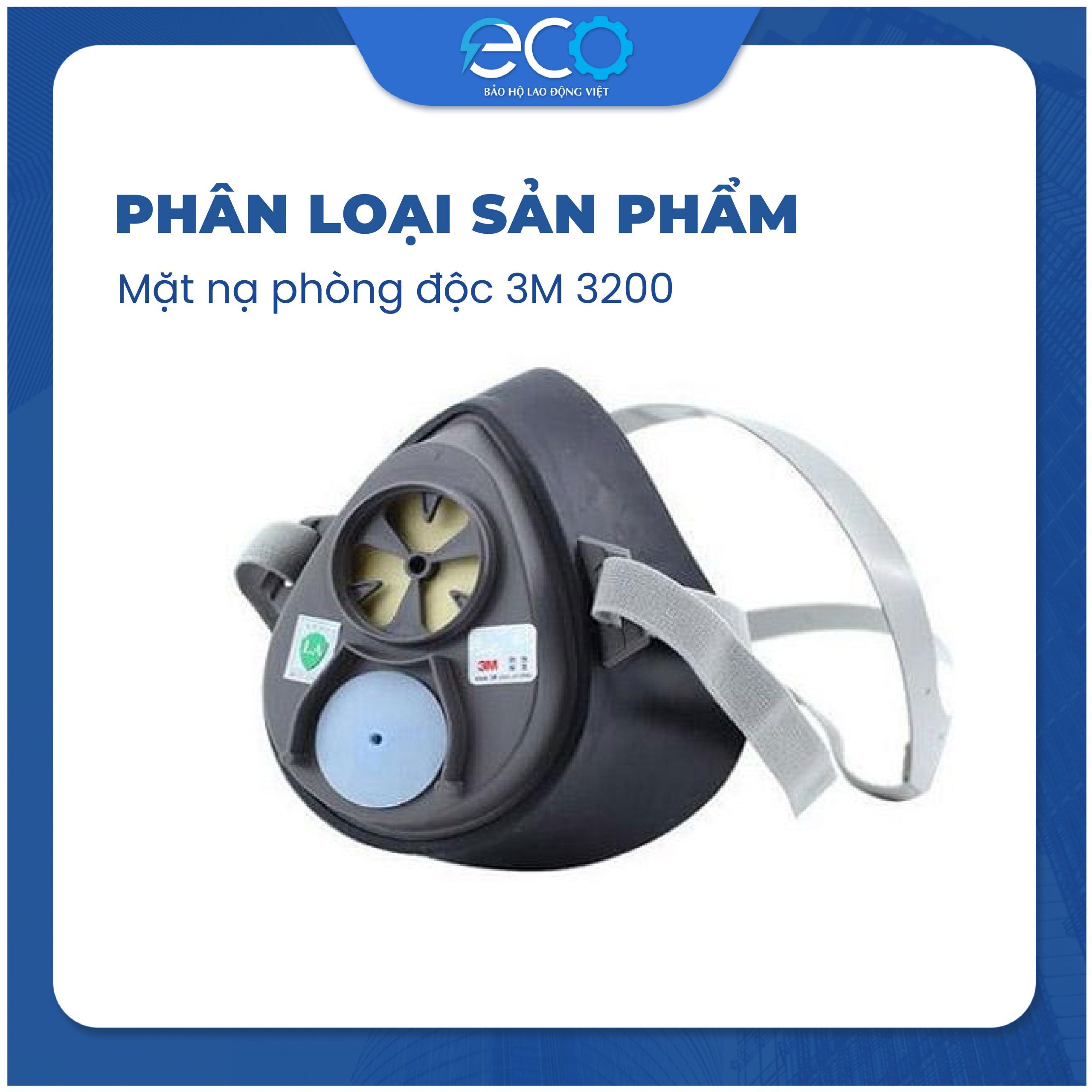 Bộ mặt nạ phòng độc thuốc trừ sâu, phun sơn 3M 3200 chính hãng kèm phin lọc 3M 3301K-100 Bộ mặt nạ phòng độc thuốc trừ sâu, phun sơn 3M 3200 chính hãng kèm phin lọc 3M 3301K-100