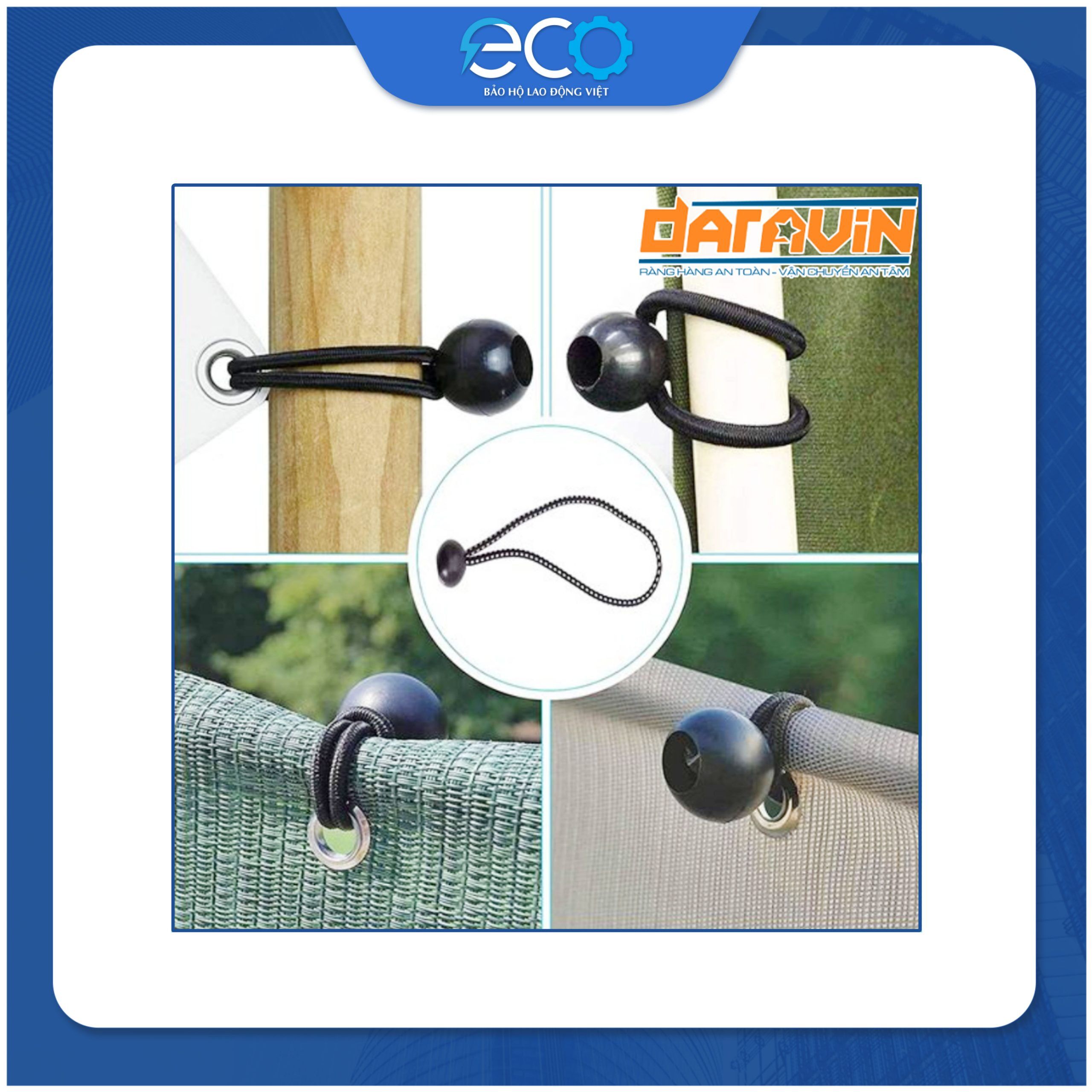 Combo 10 Day Thun Buoc Do Ball Bungee DARAVIN chinh hang Combo 10 Day Thun Buoc Do Ball Bungee DARAVIN chinh hang
