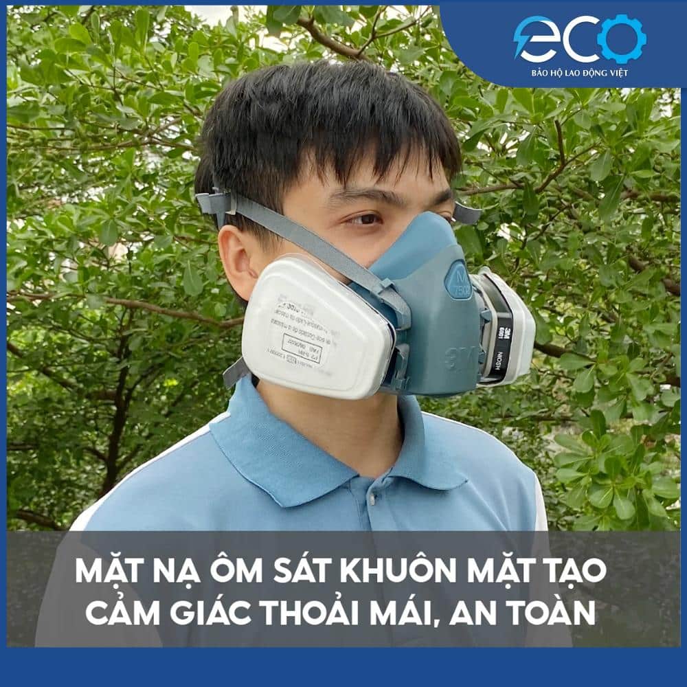 Combo (7 món) mặt nạ phòng độc 3M 7501, 7502 kết hợp phin lọc 3M 6001, tấm lọc bụi 5N11 cùng nắp giữ 501 Combo (7 món) mặt nạ phòng độc 3M 7501, 7502 kết hợp phin lọc 3M 6001, tấm lọc bụi 5N11 cùng nắp giữ 501